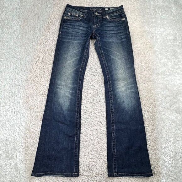 Miss Me Bootcut Jean Embroidered Flap Pockets - Picture 2 of 12